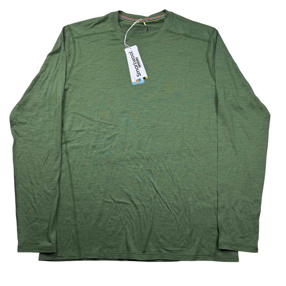 Smartwool Classic All-Season Merino Base Layer Fern Green Large Gronla Hiking